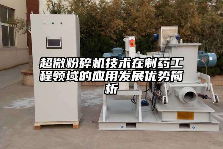 超微粉碎機技術在制藥工程領域的應用發(fā)展優(yōu)勢簡析
